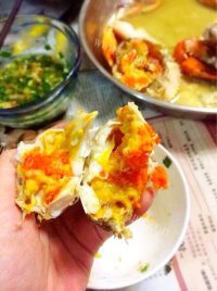 美味的清蒸牛田洋膏蟹做法图解4)