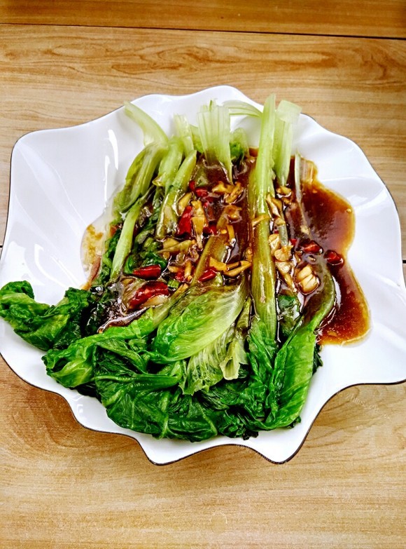 香气浓郁的蚝油生菜