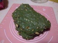 糖果棉花糖版抹茶花生牛轧做法图解14)