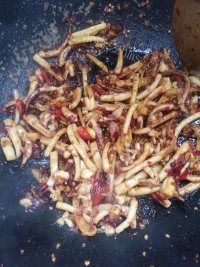 好吃的香辣炒鱿鱼做法图解10)