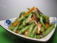 家常菜香菇炒豆角
