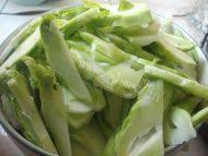 儿菜炒肉片做法图解2)