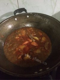 家常菜咖喱牛腩做法图解6)
