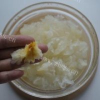 雪梨银耳汤做法图解1)