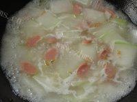 美味的火腿冬瓜汤做法图解7)