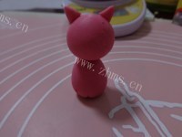 美味的萌猫翻糖杯子蛋糕做法图解7)