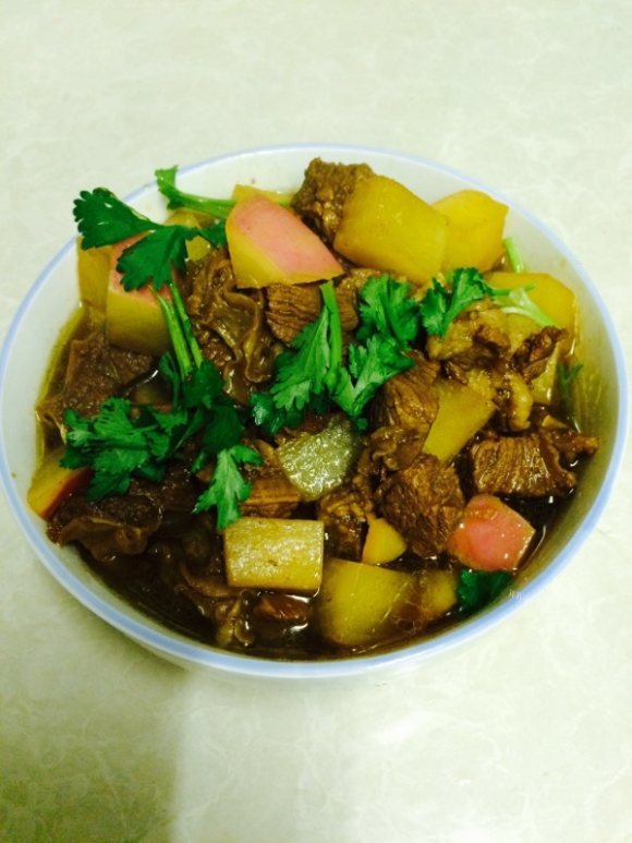 香喷喷的牛肉炖萝卜