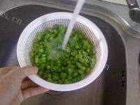 家常菜榄菜四季豆做法图解3)