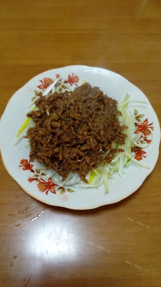 营养丰富的京酱肉丝