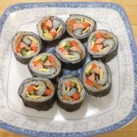 色味俱全的韩式紫菜包饭做法图解12)