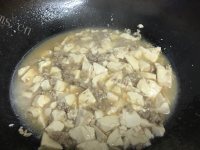 家常肉末煮豆腐的做法图解七