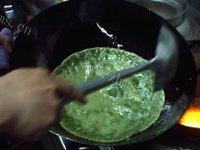 煎艾叶饼做法图解13)
