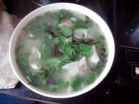 自己做的鸡汤馄饨