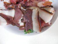 健康美食之荷兰豆炒腊肉做法图解5)