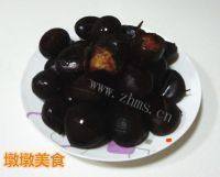 香甜的水煮板栗