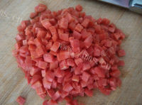 胡萝卜红薯玉米碴稀饭的做法图解三