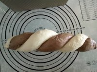 自制可可双色吐司做法图解7)