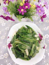 清淡的蒜蓉油麦菜做法图解7)