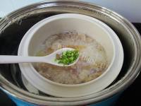 美味的鱼鳔瘦肉粥做法图解16)