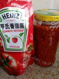 很有食欲的白菜炒年糕做法图解3)