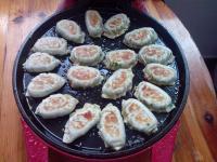 美味的韭菜鸡蛋煎饺做法图解16)