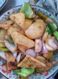 美味的干锅千页豆腐