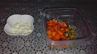 美味佳肴般的水果奶油蛋糕做法图解2)