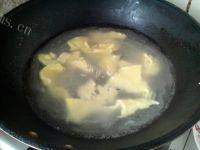 家常虾香青菜鸡蛋面做法图解10)