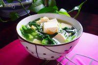 小白菜炖豆腐-懒人版