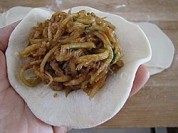 美味的萝卜丝肉包做法图解14)