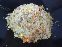 美味的杂锦炒饭