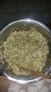 自制白菜蒸饺做法图解5)