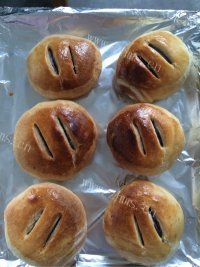 色泽鲜亮的红豆酥饼做法图解10)