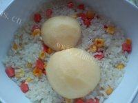 雪人炒饭便当做法图解11)