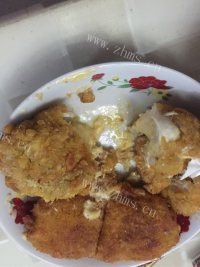 开胃的爆浆鸡排做法图解8)