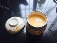 美味的秋葵玉子蒸做法图解8)