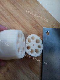 自制冰糖糯米藕做法图解4)