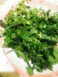 味美香菇瘦肉菜粥做法图解4)