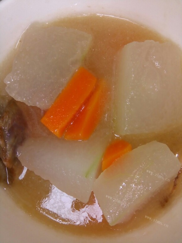美味营养的咸肉冬瓜汤