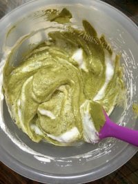 美味抹茶红豆蛋糕做法图解10)