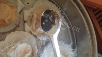 美味的蒜蓉蒸扇贝做法图解6)