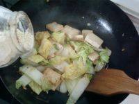 白菜炒豆腐自制做法图解10)
