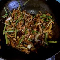 美味黑胡椒炒面做法图解6)