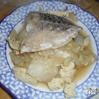 白菜豆腐炖鲳鱼