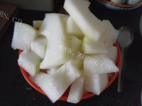 家常菜虾皮烧冬瓜做法图解2)