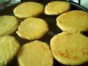 自己做的玉米面饼