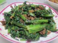 味道不错的豆豉鲮鱼油麦菜