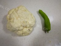 维生素丰富的炒花菜做法图解1)