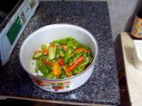 简单版辣椒炒肉做法图解6)