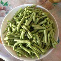 家常菜豆角炒肉做法图解1)